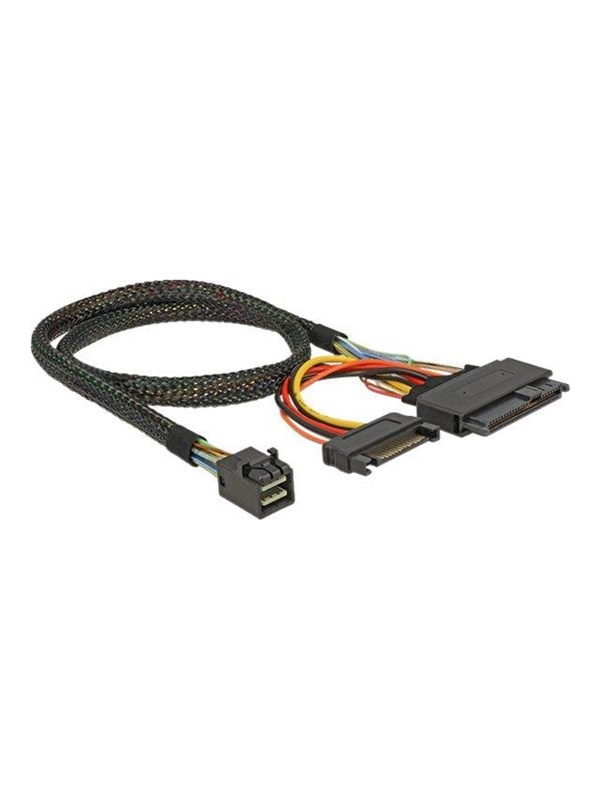 DeLOCK U.2 SFF-8639 + SATA 15Pin = Kabel Delock SFF-8643 -> U.2 SFF-8639 + SATA 15-pins