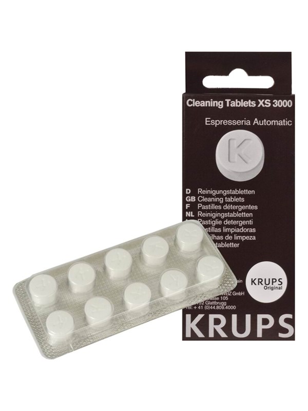 Krups XS3000 - Koffiemachinereiniger - 10 Stuks - Ook geschikt voor Dolce Gusto & Nespresso - Onderhoudsaccessoire