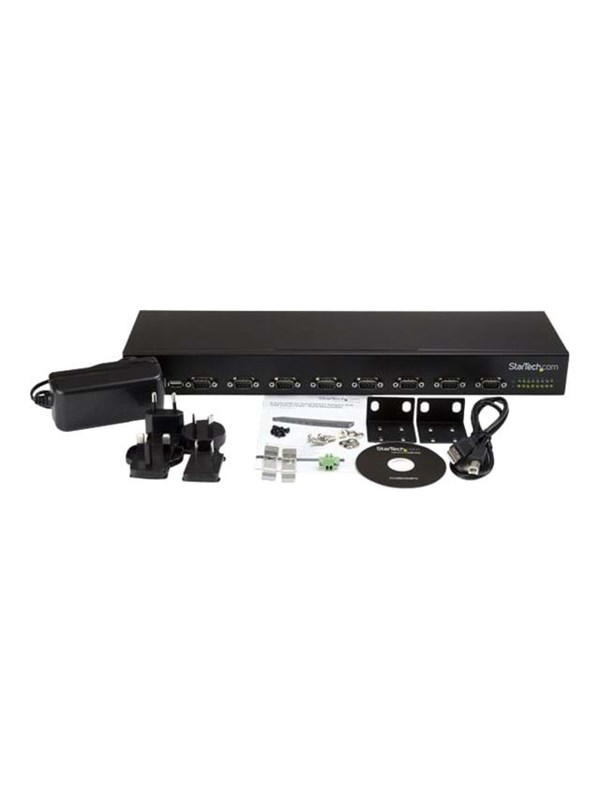 StarTech.com 8 Port USB Aan Serial adapter Hub - USB Aan RS232 Daisy Chain