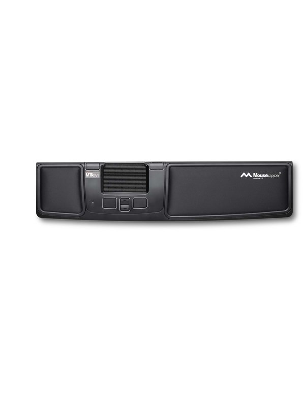 Mousetrapper Advance 2.0 - Zwart/wit - Trackbar (RollerMouse & Mousetrapper) - Touch - 6 knoppen - Zwart