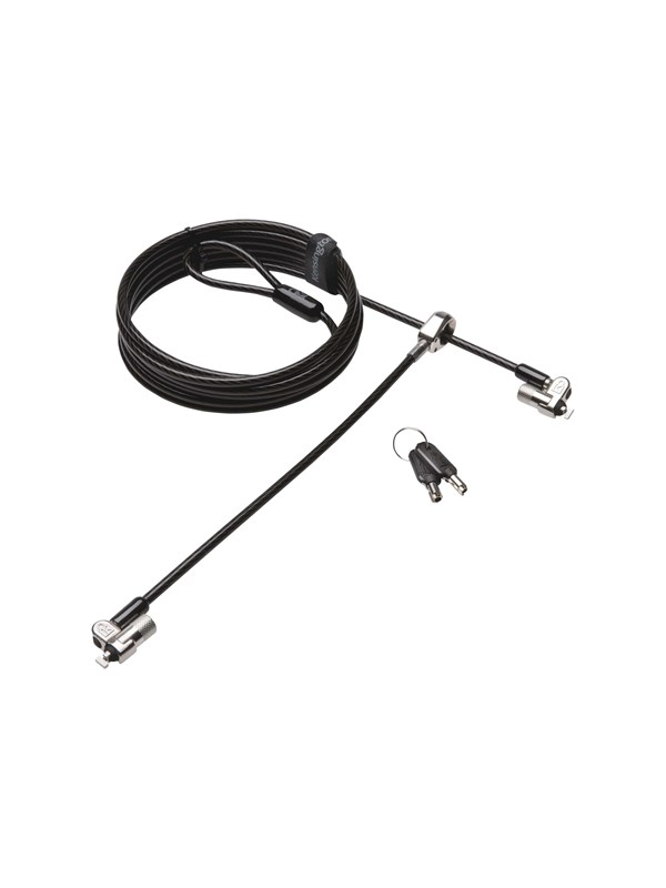 Kensington MicroSaver 2.0 Keyed Twin Laptop Lock - Like Keyed