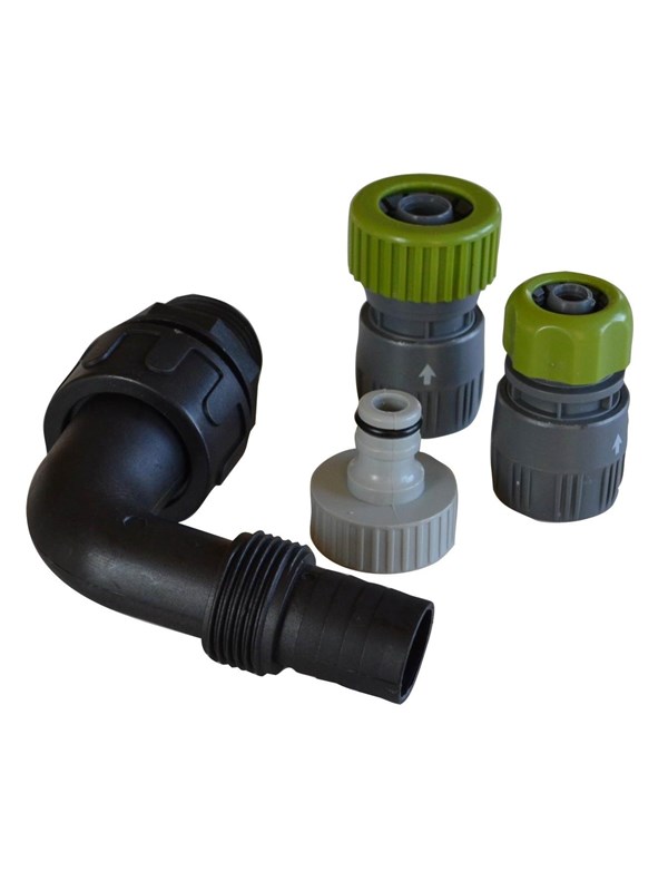 AL-KO 1" vinkelstuds m/fitting for trykpumpe