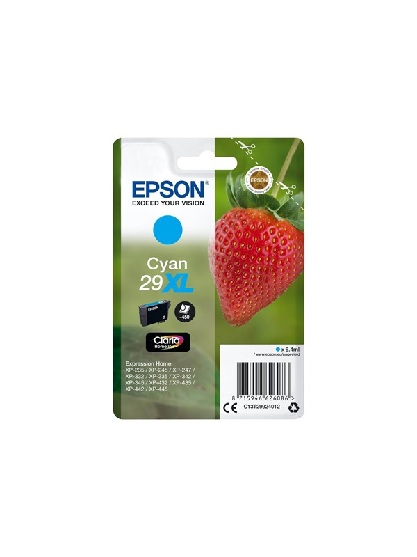 Epson Claria Home inktcartridge 29XL cyaan enkelverpakking