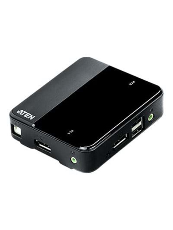 Aten CS782DP 2x DisplayPort naar 1x DisplayPort KVM Switch - 4K