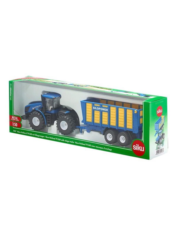 SIKU Siku 1:50 tractor met silagewagen