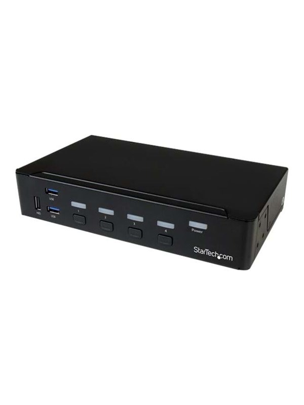 StarTech.com 4-Port DisplayPort KVM-schakelaar With Built-in USB 3.0 Hub - 4K