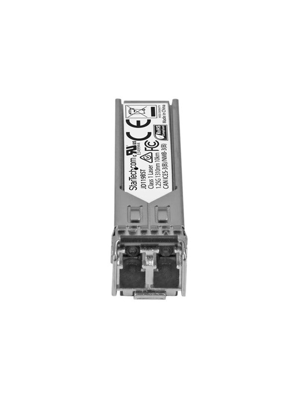 StarTech.com Gigabit Fiber 1000Base-LX SFP Transceiver Module - HP JD119B Compatible - SM LC - 10 km (6.2 mi)