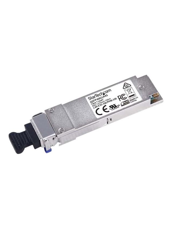 StarTech.com 40 Gigabit Fiber 40GBase-LR4 QSFP+ Transceiver Module - Compatibel met Cisco QSFP-40G-LR4-S - SM LC - 10 km (6,2 mijl)