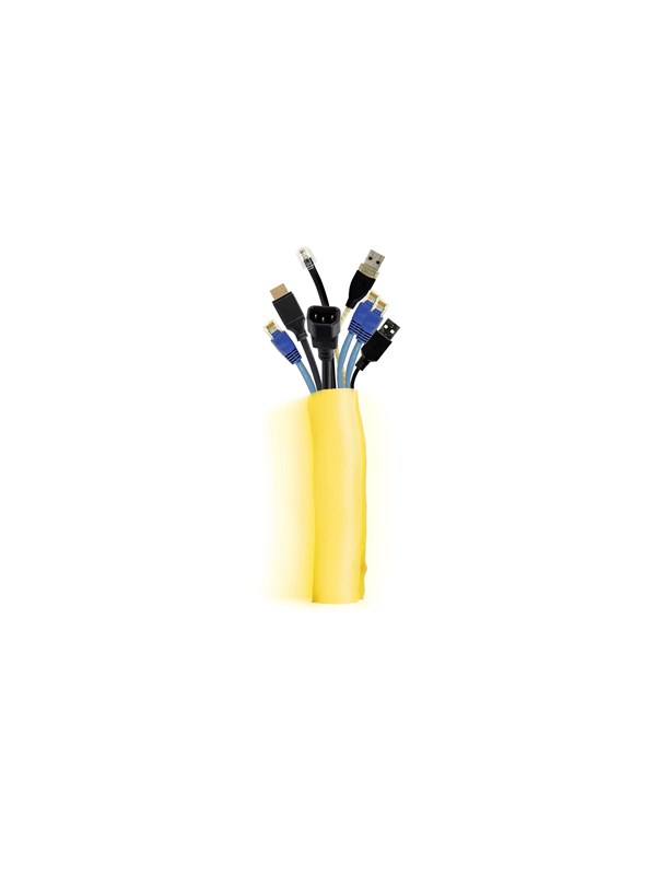 Multibrackets M Universal Cable Sock Self Wrapping 40mm Yellow 25m
