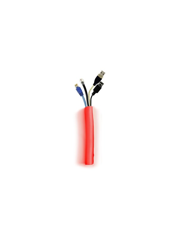Multibrackets M Universal Cable Sock Self Wrapping 25mm Red 25m