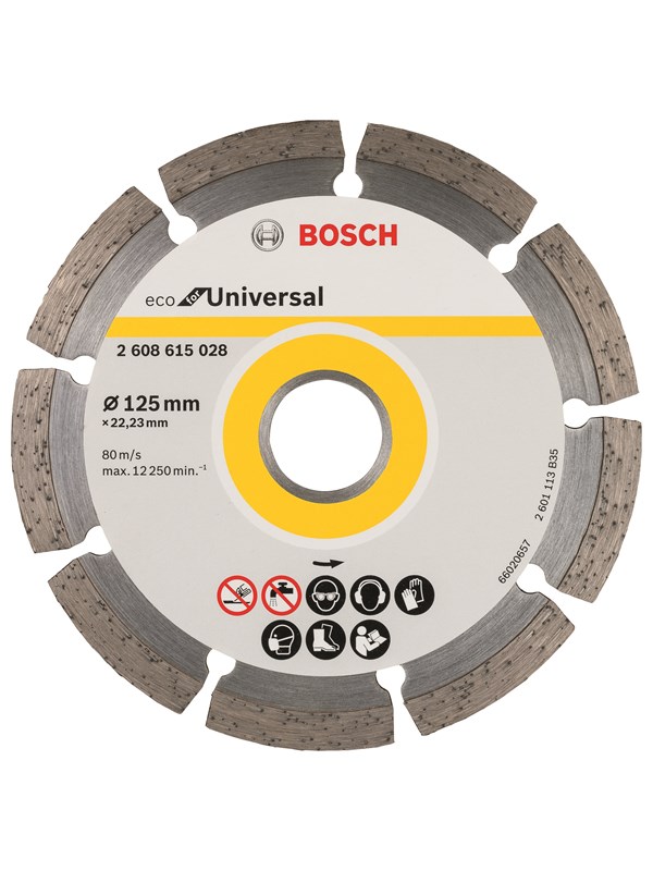 Bosch DIAMANTSCHIJF 125X22.25MM ECO UNIVERSEEL