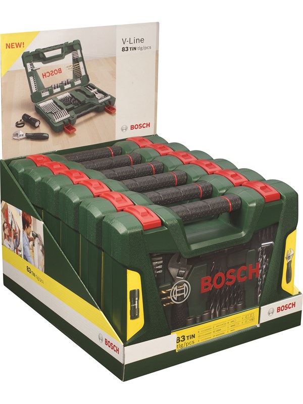 Bosch BOR OG BITSSÆT V-LINE 83 DELE PL