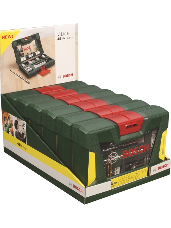Bosch BOR OG BITSSÆT V-LINE 48 DELE PL