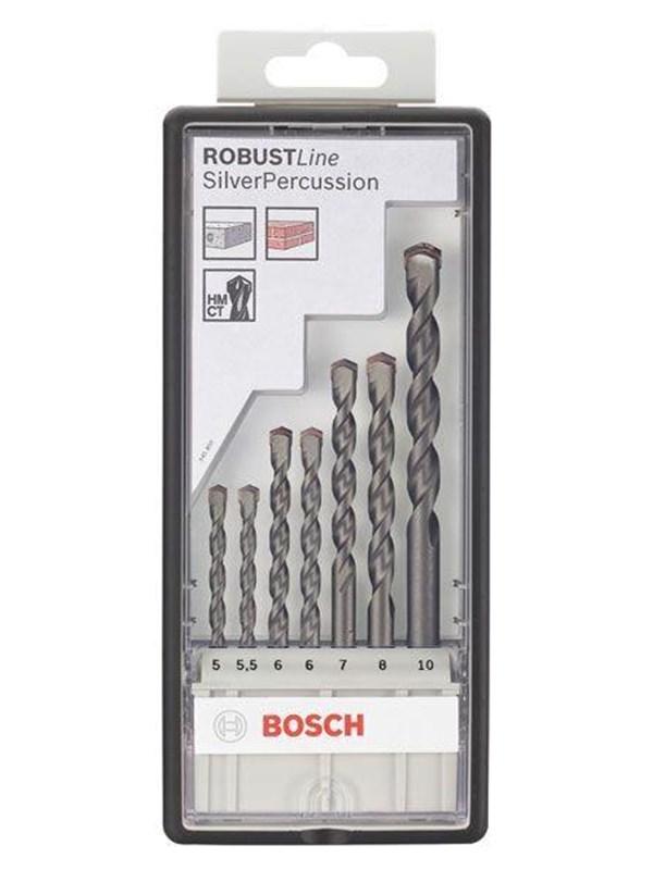Bosch BETONBORSÆT Zilver PERCUSSION RL 7STK