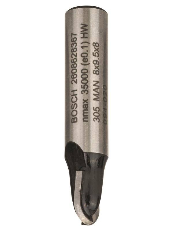 Bosch FRÆSER HULKEL HM 8 mm Ø 8 mm L 9.5 mm R