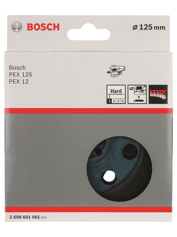 Bosch GUMMIBAGSKIVE PEX12 HÅRD