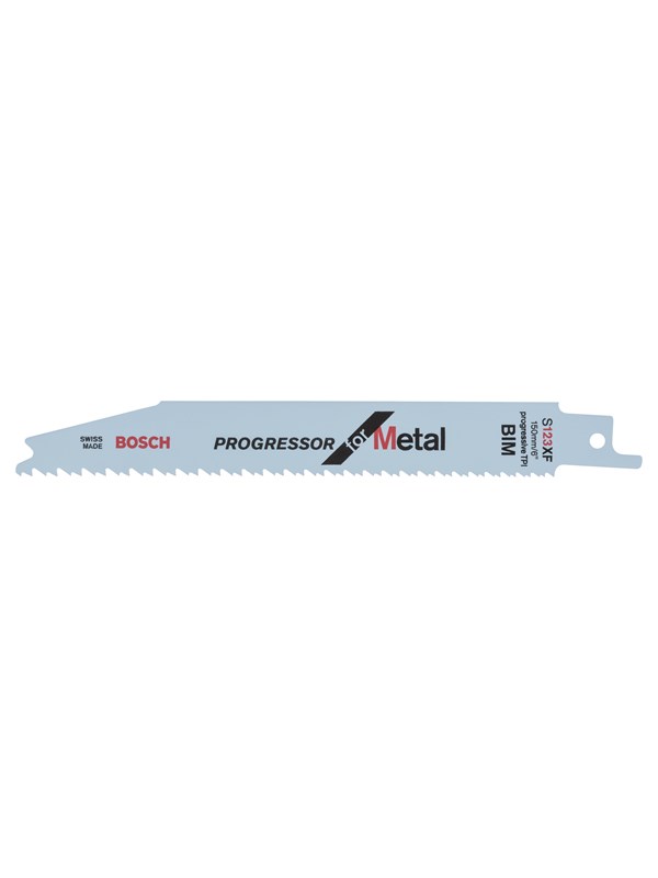Bosch - Reciprozaagblad S 123 XF Progressor for Metal - 2 stuks