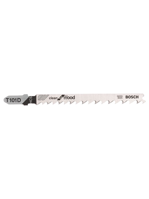 Bosch - Decoupeerzaagblad T 101 D Clean for Wood - 3 stuks