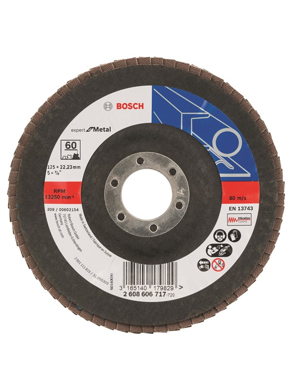 Bosch LAMELSLIBESKIVE B:M 125X22MM K60 SKRÅ