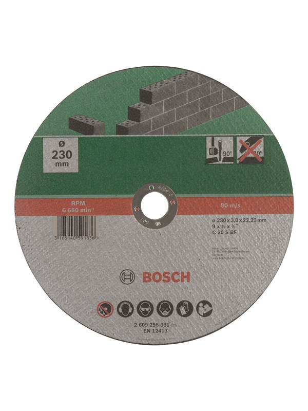 Bosch SKÆRESKIVE STEN 230X3.0MM LIGE