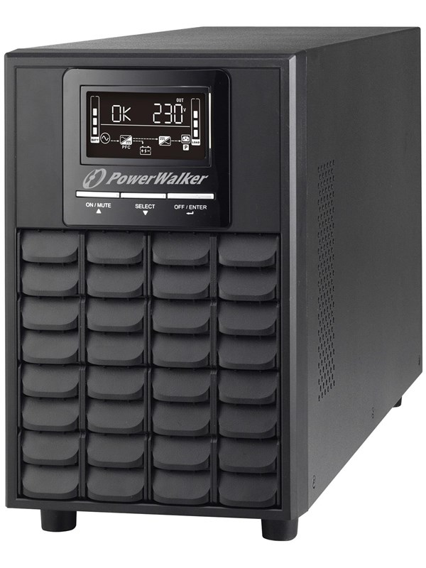 BlueWalker 10122108 - PowerWalker VFI CG PF1 - 1000VA/1000W - On-Line UPS