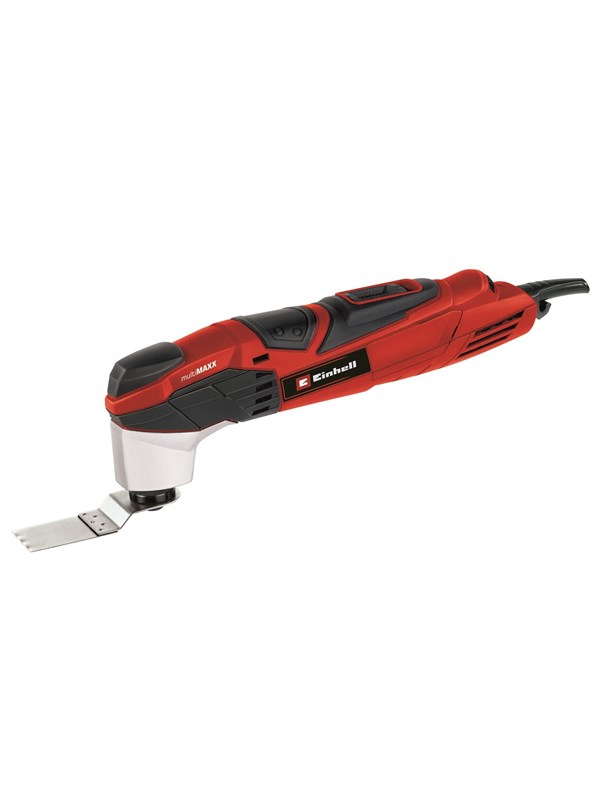 Einhell Elektrische Multitool TE-MG 200 CE - 200 W - Constante elektronica - Stofafzuiging - Incl. 6x schuurpapier, Schraper en Zaagblad