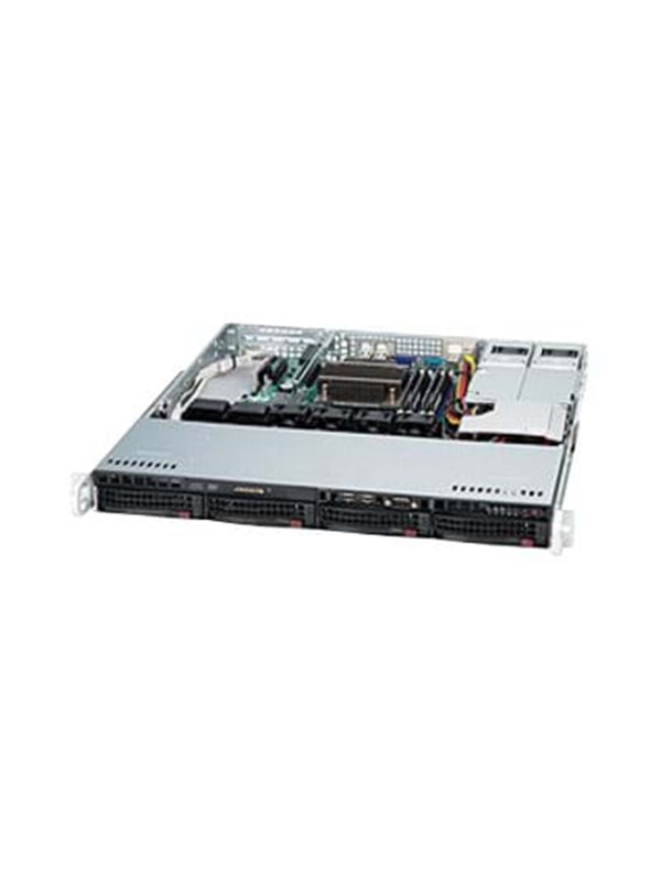 Supermicro SuperChassis 813MFTQC-R407CB Rack 400W Zwart computerbehuizing