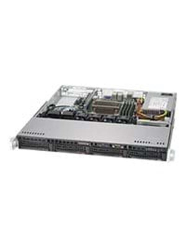 Supermicro SC813M FTQC-350CB2 - Case - Server (Rack) - Zwart