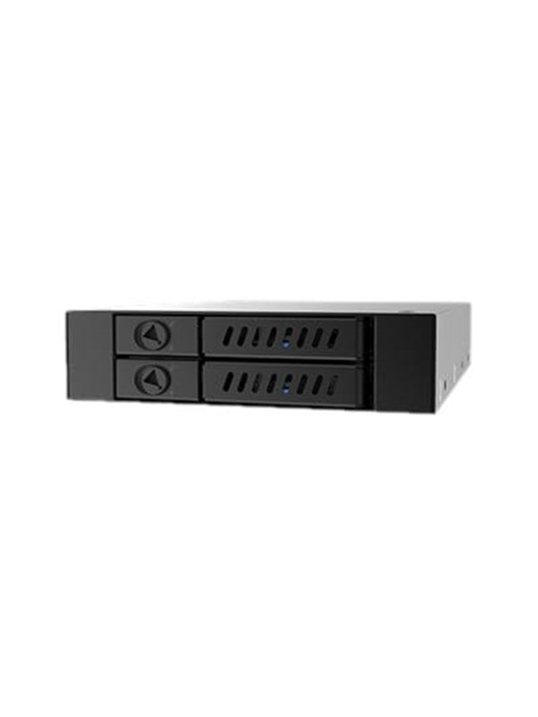 Chieftec SATA-backplane met 2x 2,5 inch HDD/SSD/SATA I/II