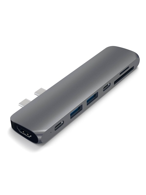 Satechi USB-C PRO Hub with 4K HDMI 85W - Ruimte Grijs