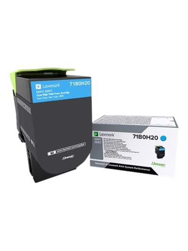 Lexmark 71B0H20 tonercartridge 1 stuk(s) Origineel Cyaan