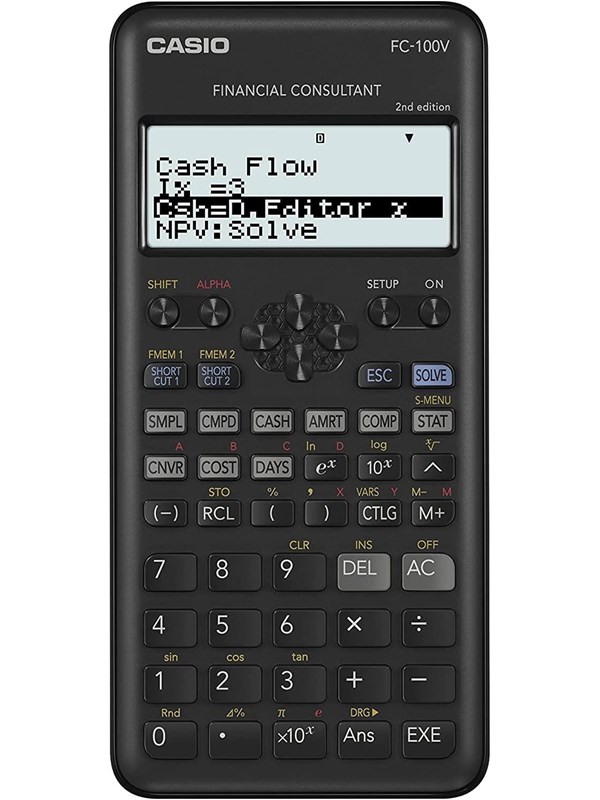 CASIO FC-100V Financiële Rekenmachine