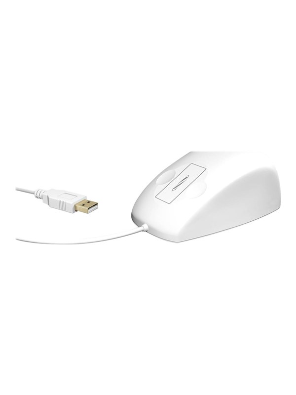 KeySonic KSM-5030M-W - Muis - 3 knoppen - Wit