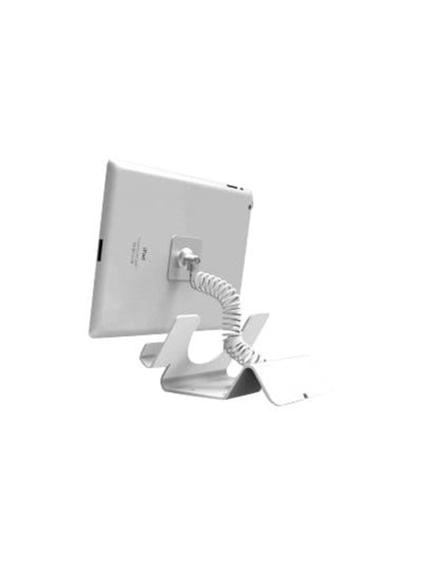 Compulocks Universal Security Tablet Houder Wit - With Security Coiled Kabelslot and Plate - Max - recommended for
