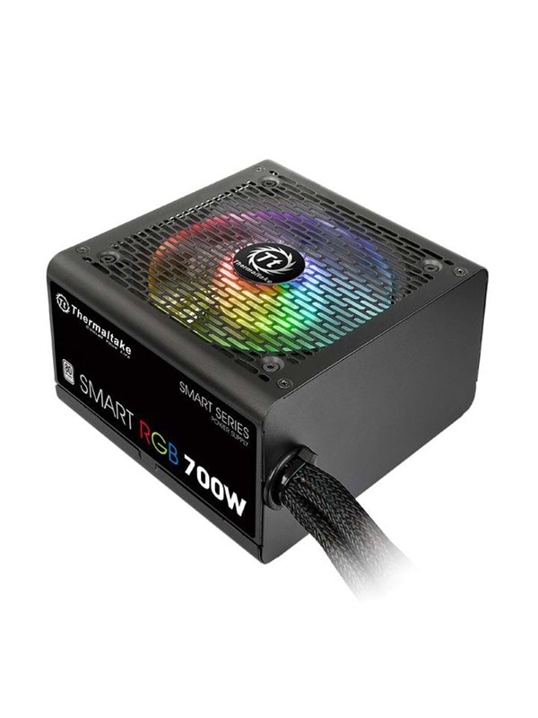 Thermaltake Smart RGB 700W Voeding - 700 Watt - 120 mm - ATX - 80 Plus 80 PLUS