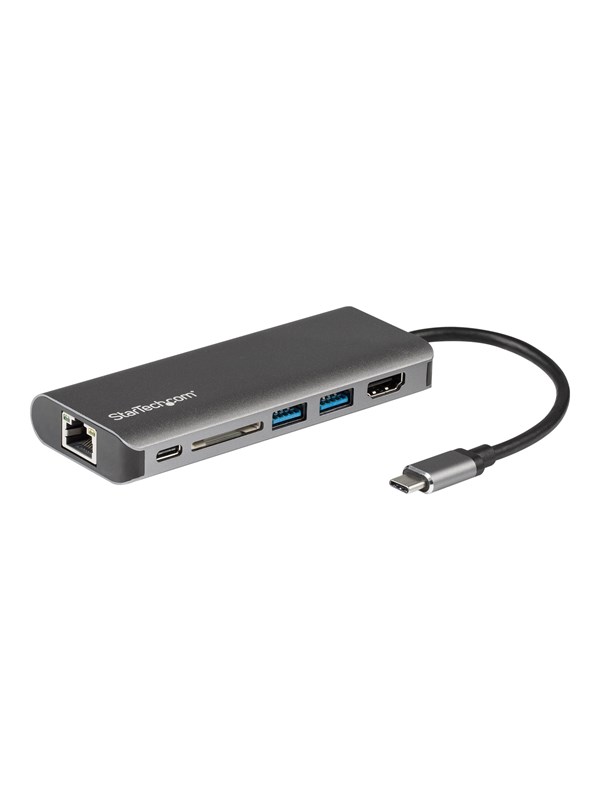 StarTech.com USB C Multiport Adapter - USB-C/Thunderbolt 3 - 4K HDMI - 60W PD