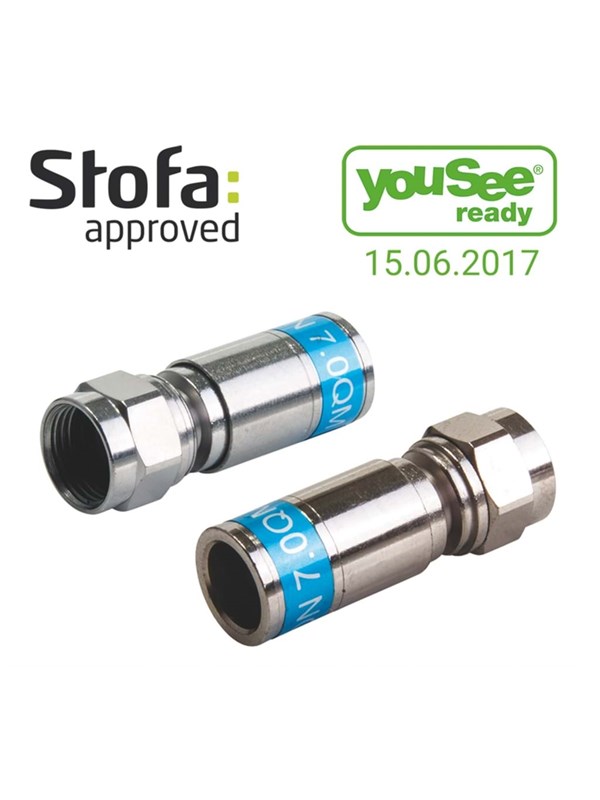 Triax F-compression connector cx3 7.0 qm