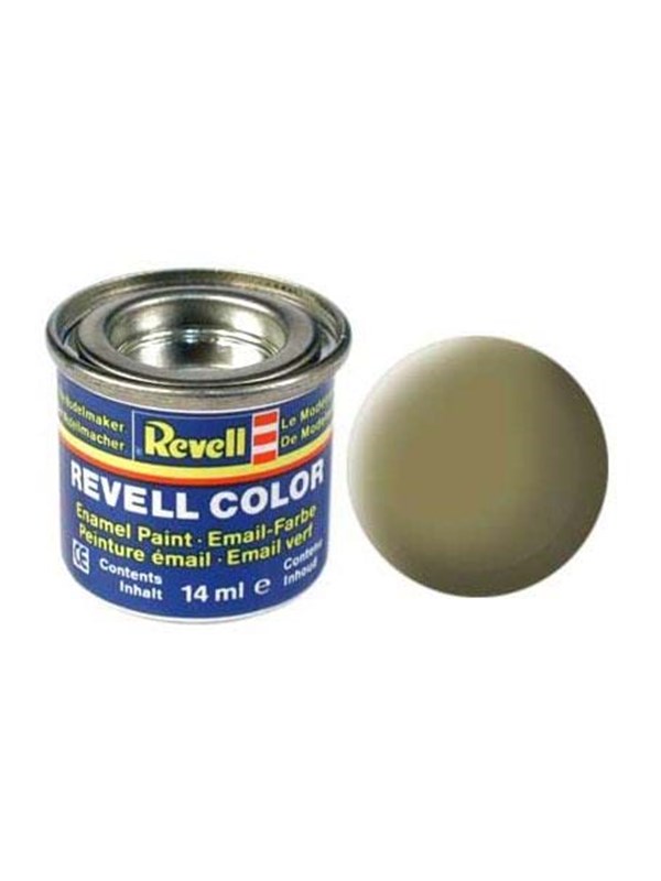 Revell enamel paint # 42-olive Geel Mat