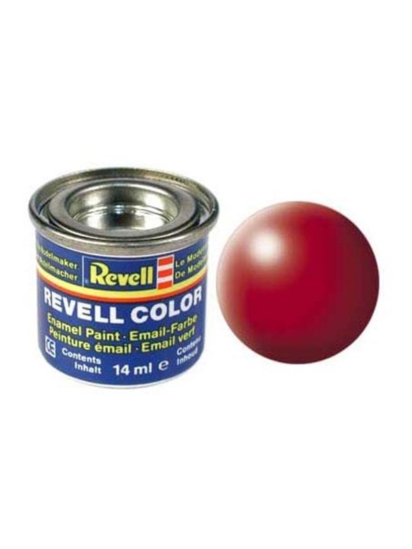Revell enamel paint # 330-Fire Rood silk Matt