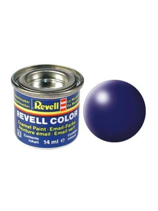 Revell Emaille verf # 350-blauw zijdeglans mat