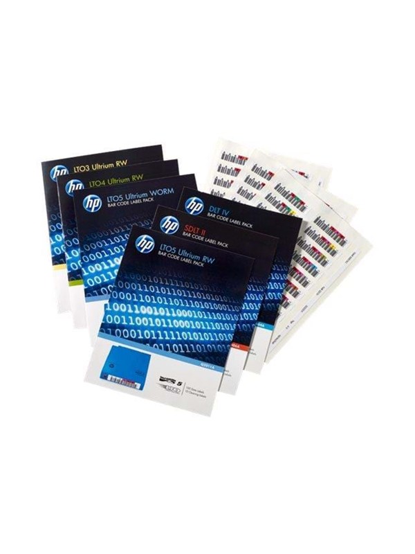 HPE LTO-7 Ultrium RW Bar Code Label Pack