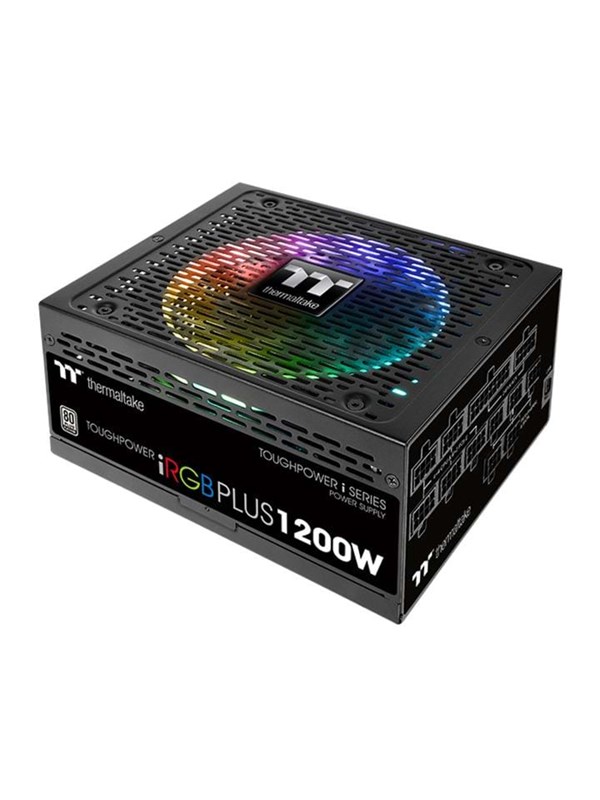 Thermaltake ToughPower iRGB PLUS TPI-1200DH3FCP Voeding - 1200 Watt - 140 mm - ATX - 80 Plus 80 PLUS Titanium