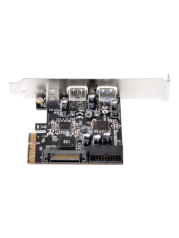 Silverstone ECU05 interfacekaart/-adapter USB 3.0,USB 3.1 Intern