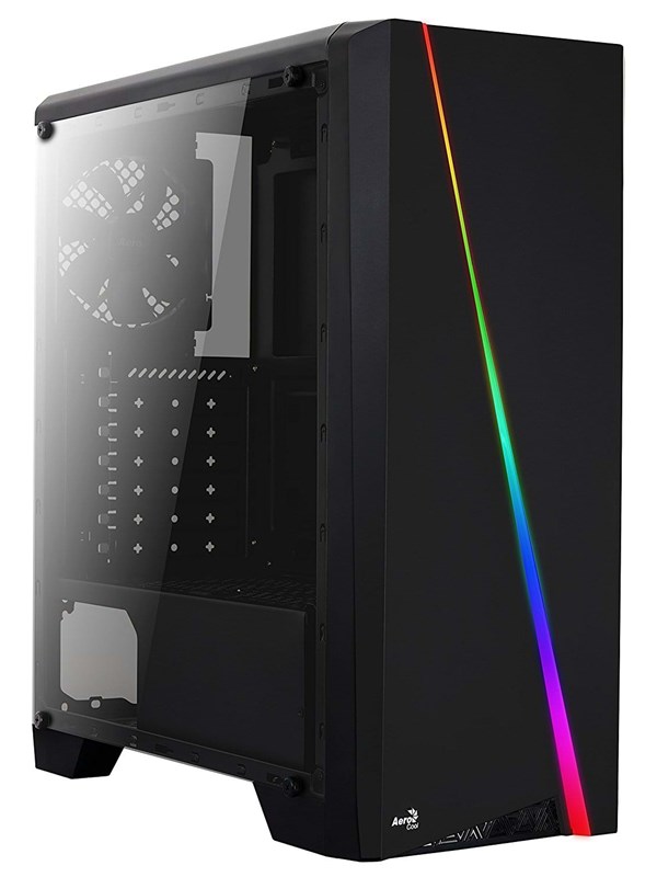 ATX Semi-tower Box Aerocool ACCM-PV10012.11 RGB USB3.0 LED RGB Black