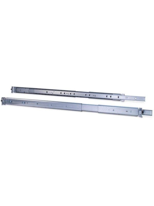 Inter-Tech 26" Teleskopschienensatz 1U 650 mm Sil = 26 inch telescooprails set 1U 650 mm zilver
