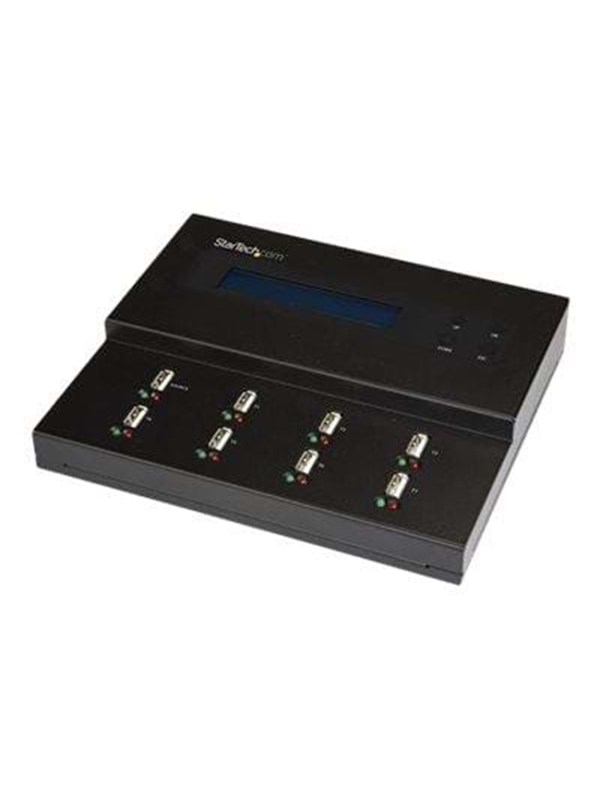 StarTech.com USBDUPE17 / Standalone 1 Aan 7 USB Thumb Drive Duplicator and Gum Multiple USB Flash Drive Kopieerapparaat System and File and Whole-Drive Copy
