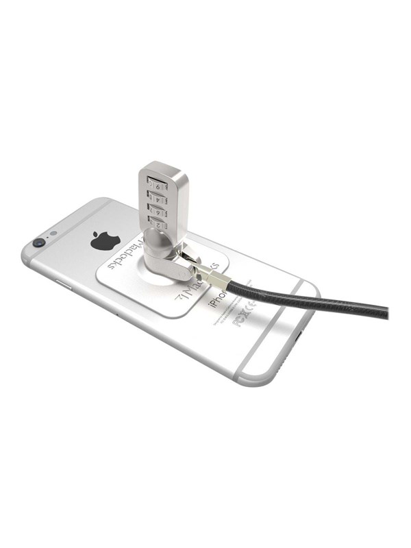 Compulocks Universal Tablet Kabelslot - 3M Plate - Zilver Combination Lock