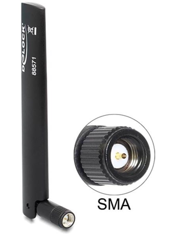 DeLOCK LTE Antenna SMA -0.8 3.0 dBi