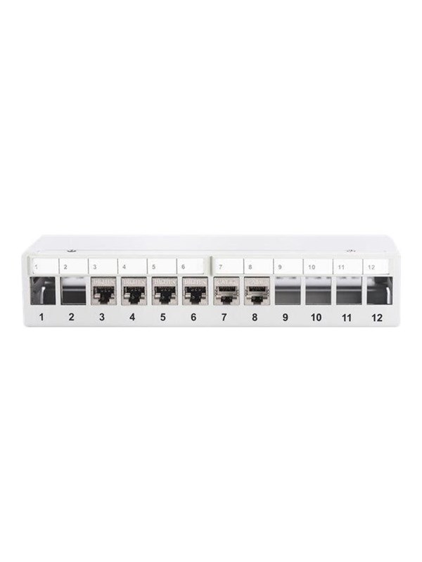 DIGITUS 12-Port Desktop Modular Patch Panel
