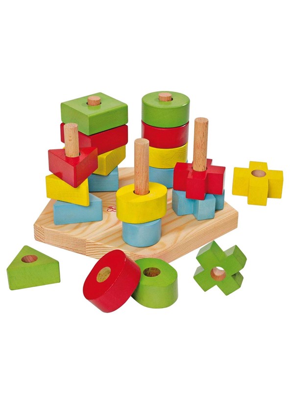 Eichhorn - Stapelspel - 21 Stuks - Houten speelgoed - vanaf 1 jaar